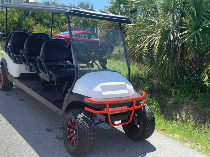 Stretch golf cart rental
